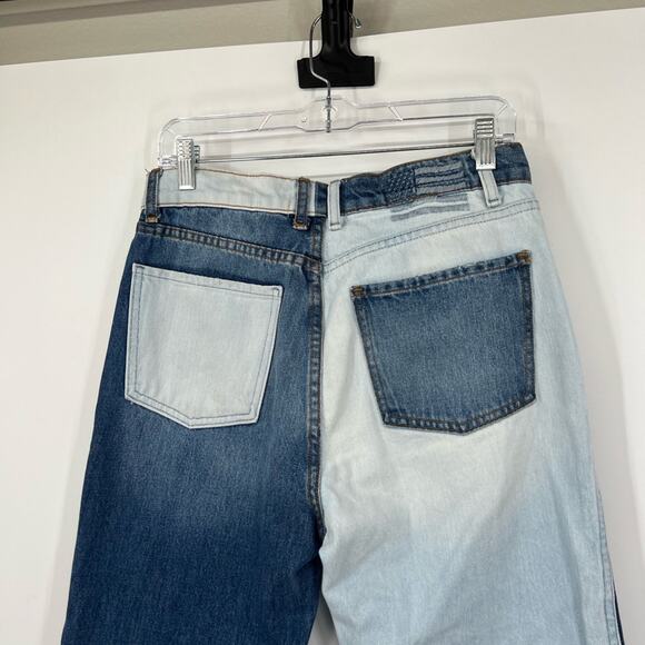 Revice Denim Dream Fit Jeans in Blue Division Two Tone High Rise Button Fly - Picture 6 of 7